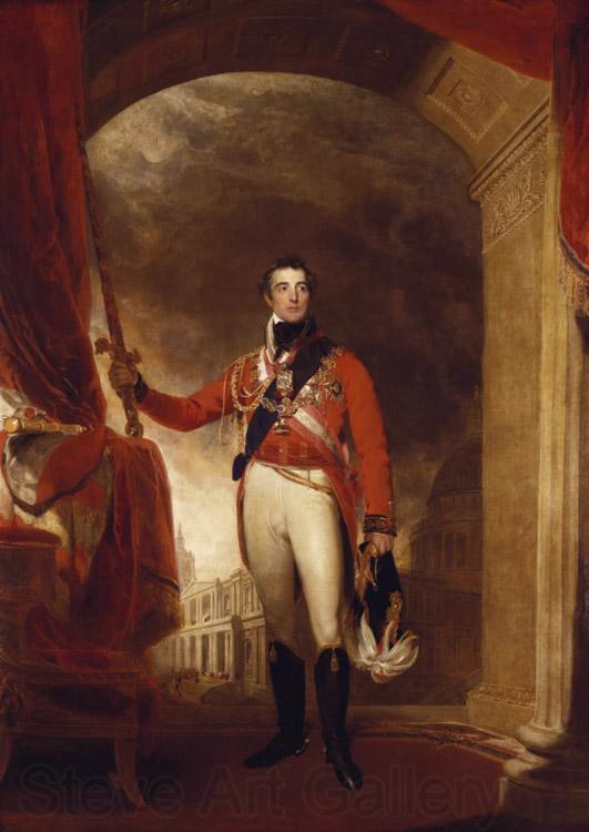 Sir Thomas Lawrence Arthur Wellesley,First Duke of Wellington (mk25)